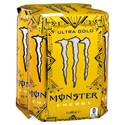 Monster Energy Drink Ultra Gold 4 x 500ml