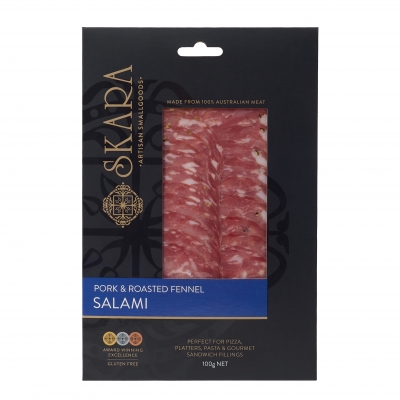 Skara Pork & Roasted Fennel Salami 100g