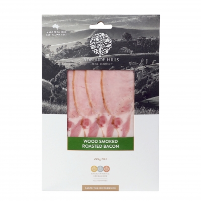 Adelaide Hills Wood Smoked Roasted Bacon 200g