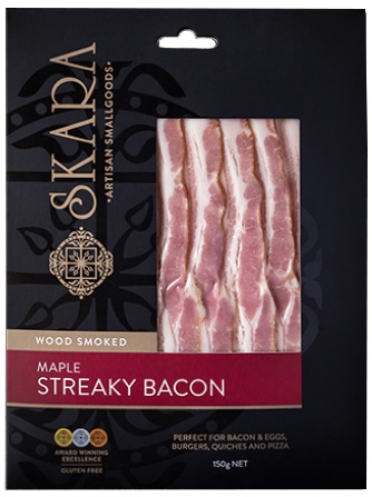 Skara Maple Streaky Bacon 100g