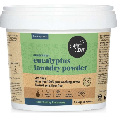 Simply Clean Laundry Powder Eucalyptus 1.75kg