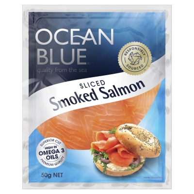 Ocean Blue Salmon Smoked 50g