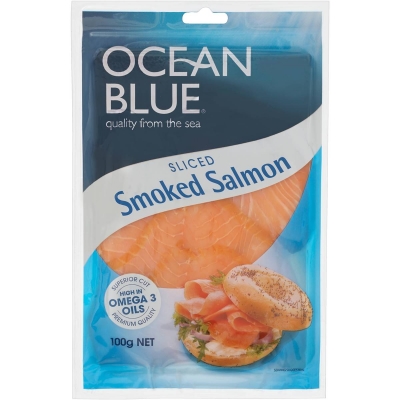 Ocean Blue Smoked Salmon 100g