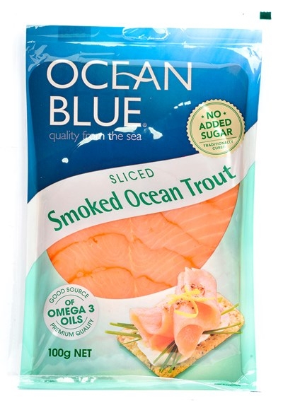 Ocean Blue Smoked Ocean Trout 100g