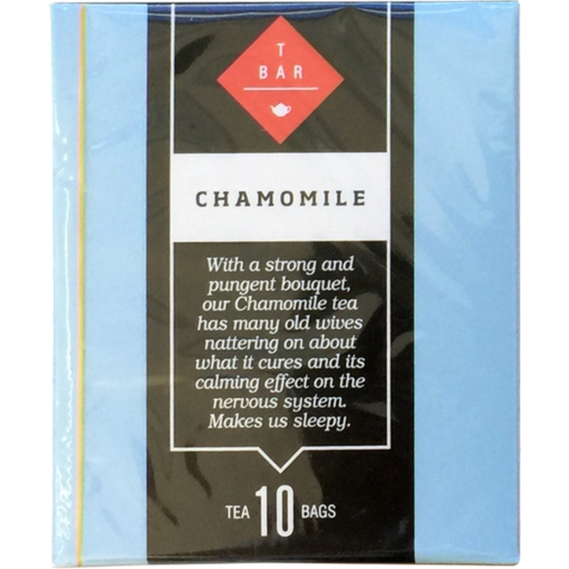 T Bar Chamomile Teabags 10 Pack