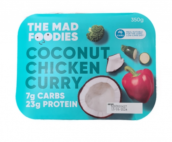 The Mad Foodies Coconut Chicken Curry 350g