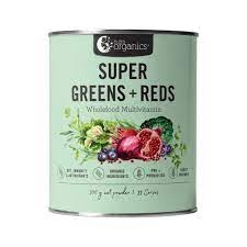 Nutra Organics Super Greens & Reds Powder 300g