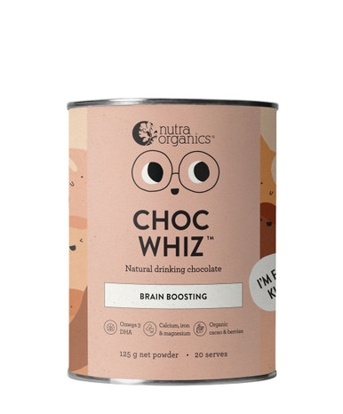 Nutra Organics Superfoods Kids Choc Whiz 125g