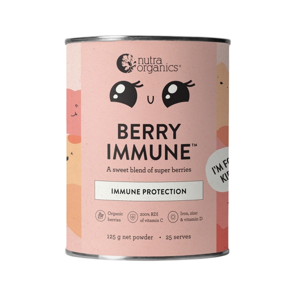 Nutra Organics Superfoods Kids Berry Immune 125g