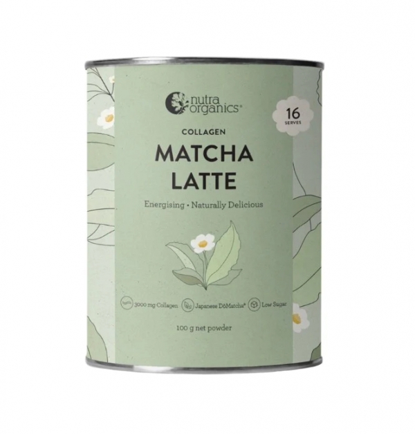 Nutra Organics Collagen Matcha Latte 100g