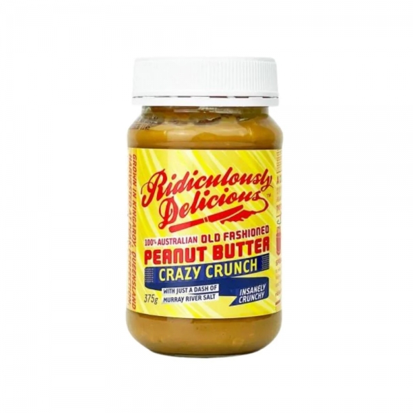 Ridiculously Delicious Peanut Butter Crazy Crunch 375g