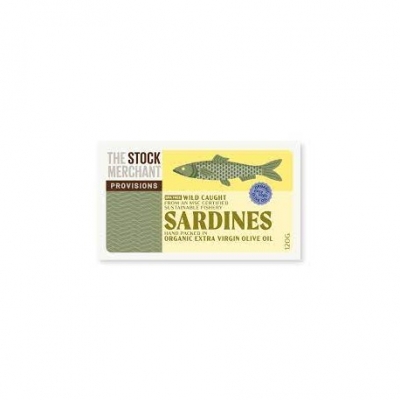 Stock Merchant Sardines With Extra Virgin Olive Oil 120g