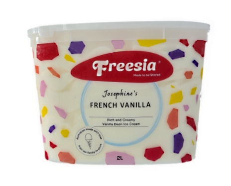 Freesia Ice Cream French Vanilla 2lt