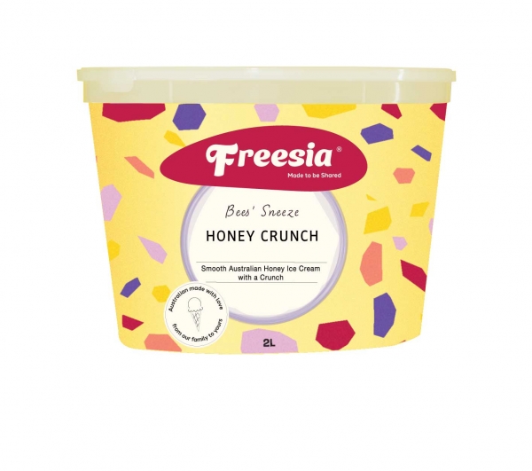 Freesia Ice Cream Honey Crunch 2lt