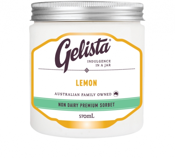 Gelista Lemon Sorbet 570ml