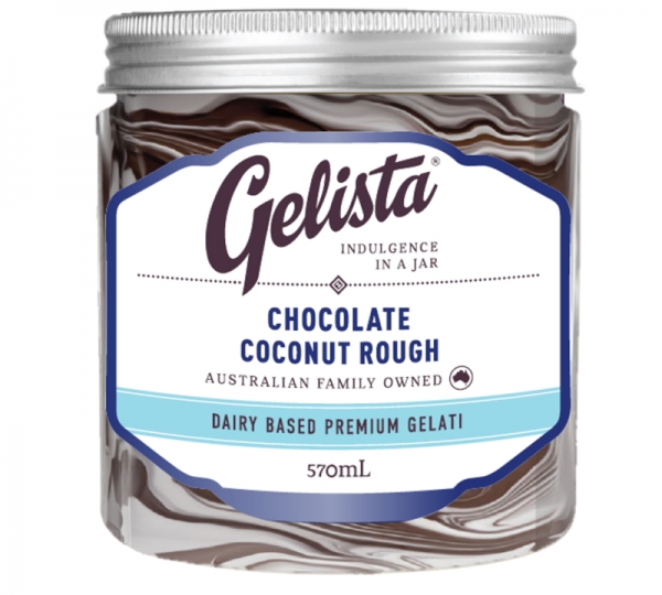 Gelista Chocolate Coconut Rough Gelati 570ml