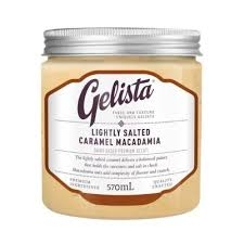 Gelista Lightly Salted Caramel Macadamia Gelati 570ml