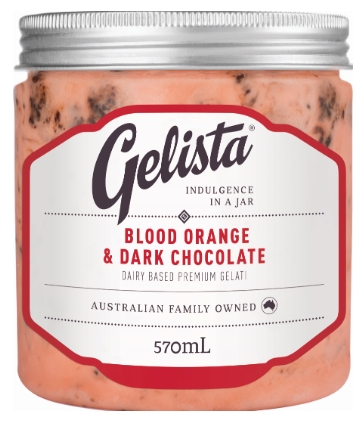 Gelista Blood Orange & Dark Chocolate Gelati 570ml