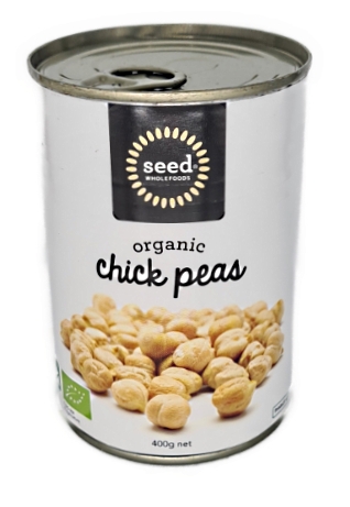 Seed Wholefoods Organic Chick Peas 400g