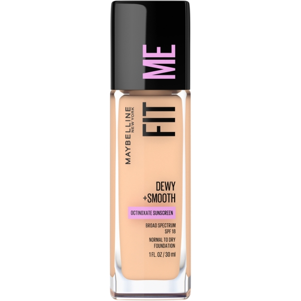 Maybelline Fit Me Dewy & Smooth Luminous Liquid Foundation Classic Ivory 120