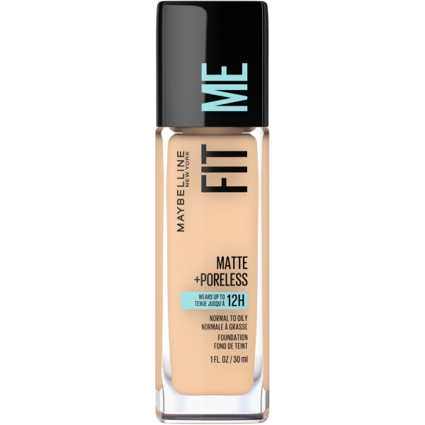 Maybelline Fit Me Matte & Poreless Mattifying Liquid Foundation Classic Ivory 120