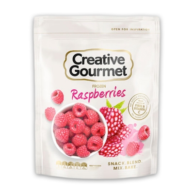 Creative Gourmet Frozen Raspberries 300g