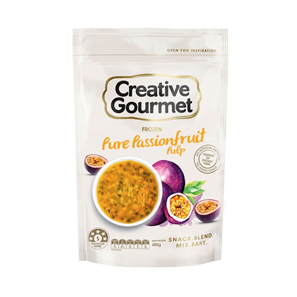 Creative Gourmet Frozen Passionfruit Pulp 400g