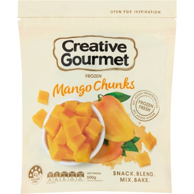 Creative Gourmet Frozen Mango Chunks 500g