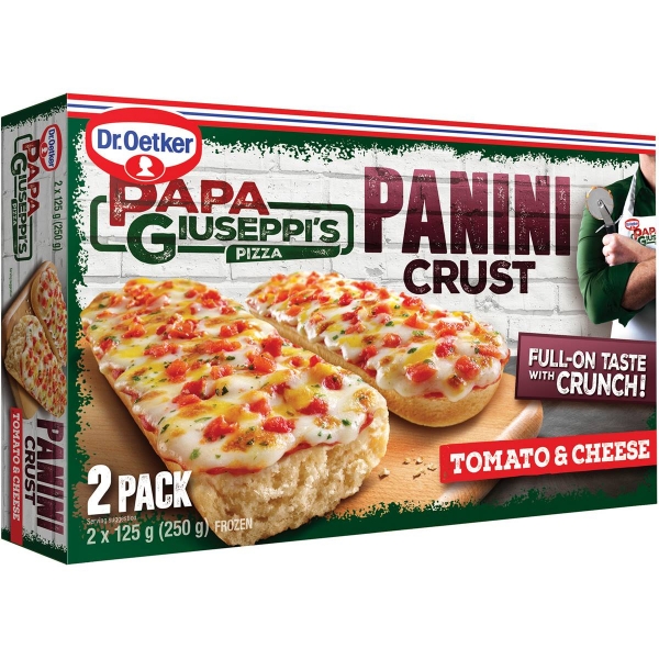 Dr Oetker Papa Giuseppi's Panini Tomato & Cheese 250g