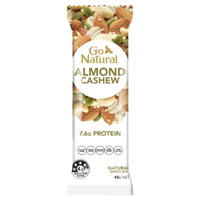 Go Natural Bar Almond Cashew 45g