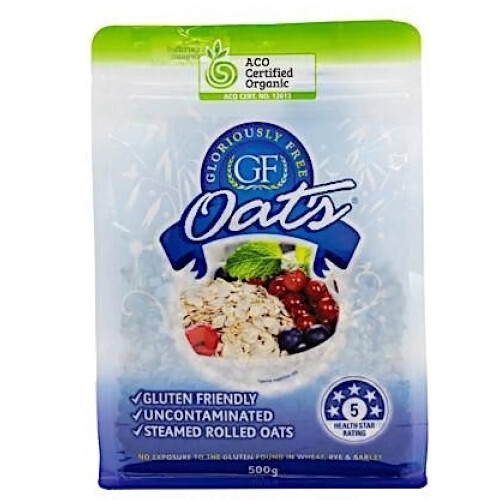 Gloriously Free Gluten Free Organic Rolled Oats 500g