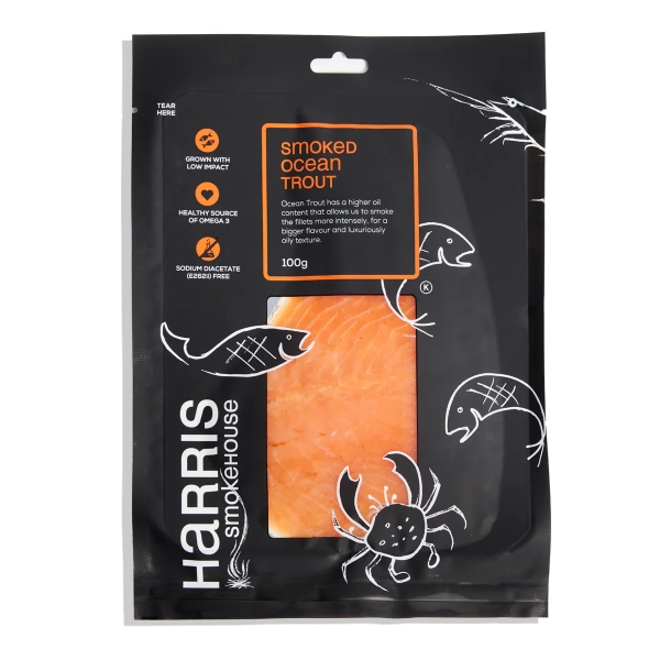 Harris Smoked Ocean Trout 100g