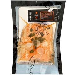 Harris Hot Smoked Ocean Trout Capers & Onion 400g