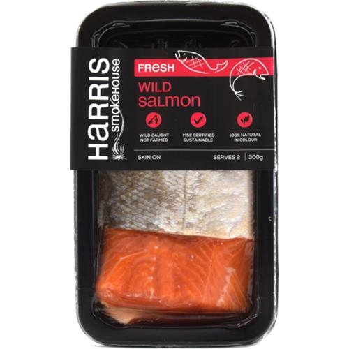 Harris Raw Wild Salmon Portions 300g