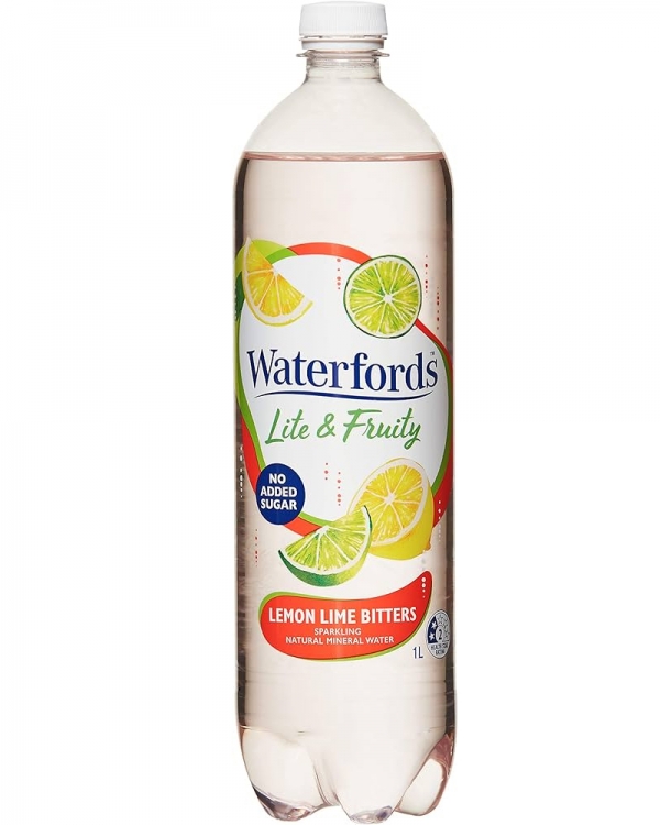 Waterfords Mineral Water Lite & Fruity Lemon Lime Bitters 1lt