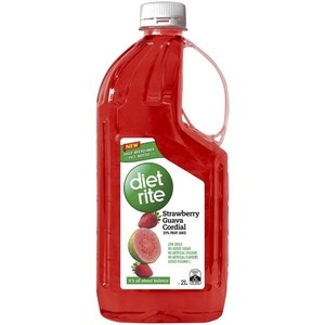 Diet Rite Cordial Strawberry Guava 1L