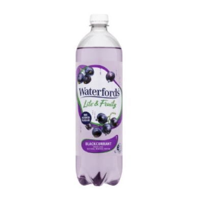 Waterfords Mineral Water Lite & Fruity Blackcurrant 1lt