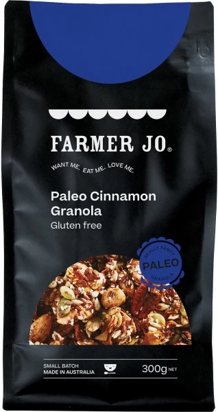 Farmer Jo Granola Paleo Cinnamon Gluten Free 300g