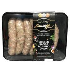 The Gourmet Sausage Co Chicken Sage & Roasted Onion 500g