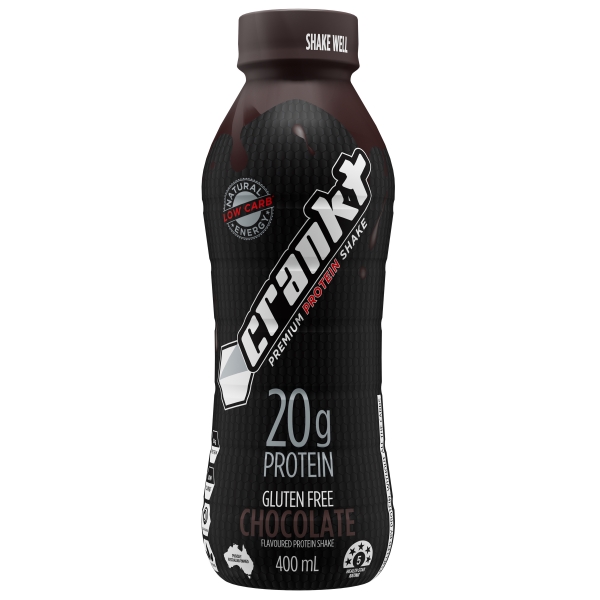 Crankt Premium Protein Shake Chocolate 6 x 400mL