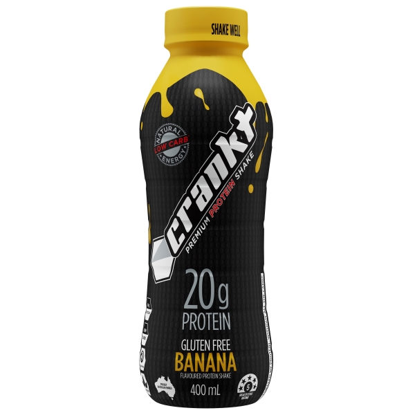 Crankt Premium Protein Shake Banana 400ml