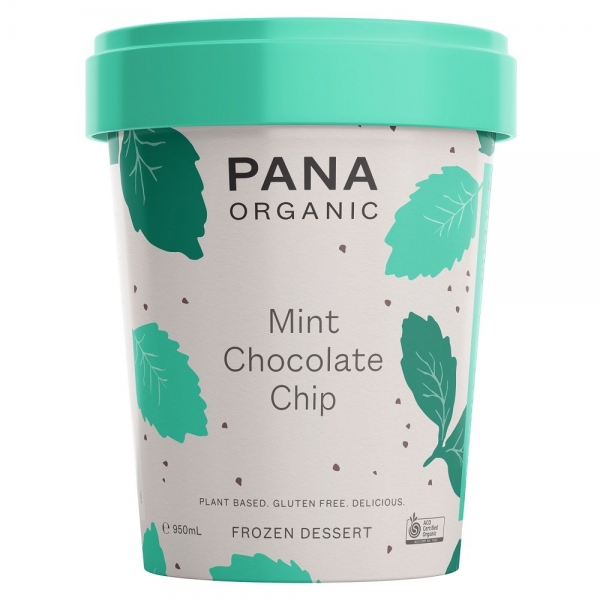 Pana Organic Frozen Dessert Mint Choc Chip 950ml