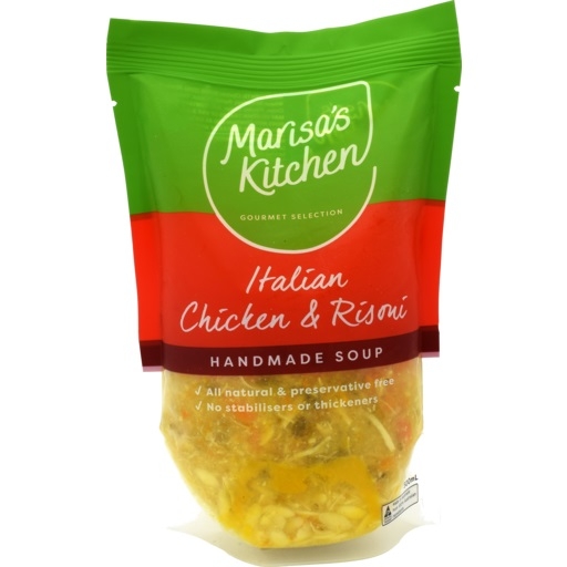 Marisa's Kitchen Italian Chicken Risoni Soup 500ml