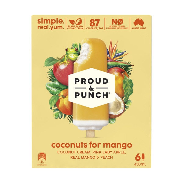 Proud & Punch Coconut & Mango 6 Pack 450ml