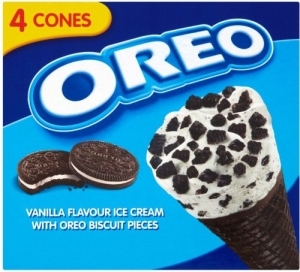 Oreo IceCream Cookie Cone 4 Pack