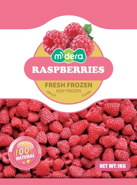 Midera Frozen Raspberries 1kg