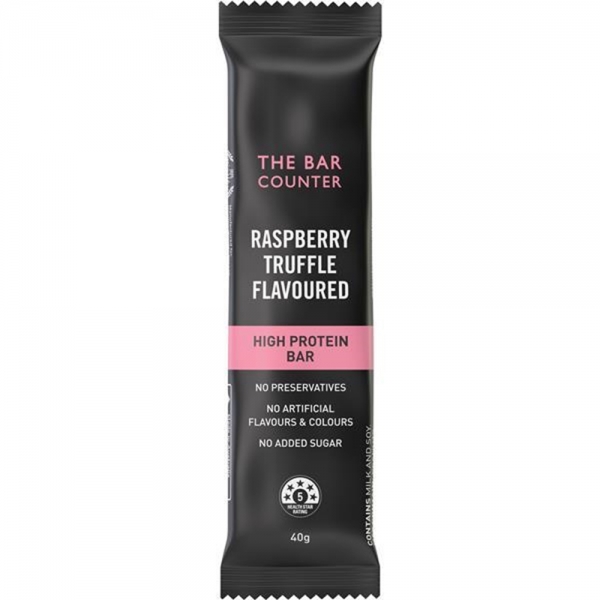 The Bar Counter High Protein Bar Raspberry Truffle 40g