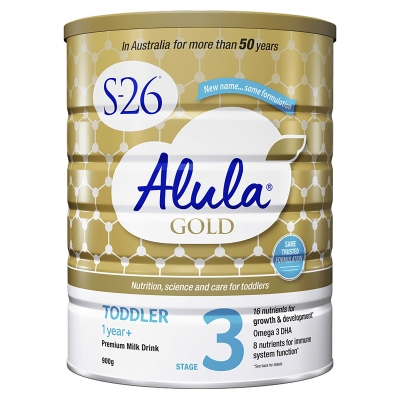 Alula Gold S-26 Formula Stage 3 Toddler 1 Year+ 900g