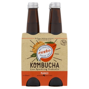 Nexba Kombucha Mango 4 x 330ml