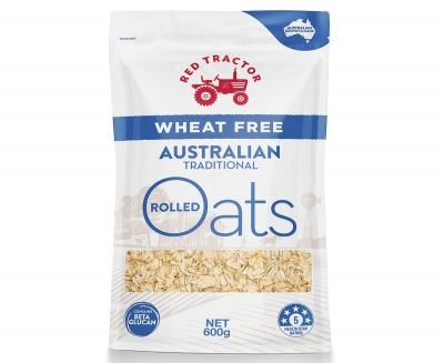 Red Tractor Australian Traditional Wheat Free Rolled Oats 600g ...